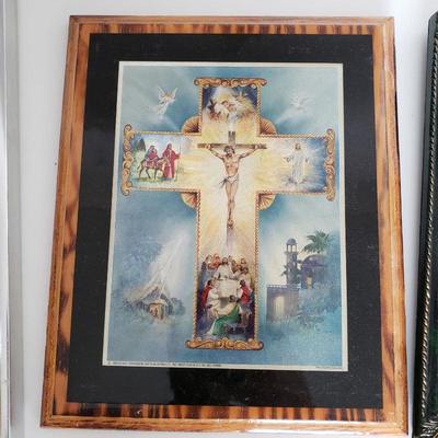 3 Pieces Framed Religious Wall Art
