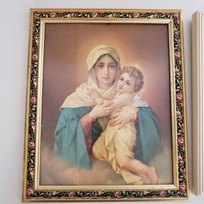 3 Pieces Framed Religious Wall Art - Angels