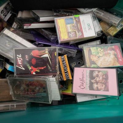 Tub of Cassette Tapes - Unsorted