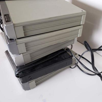 1 Blu-ray player, 4 DVD Players - Small - 3 remotes