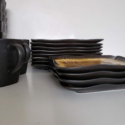 Baum Galaxy Amber Dinnerware - Plates, Bowls, Mugs