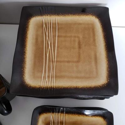 Baum Galaxy Amber Dinnerware - Plates, Bowls, Mugs