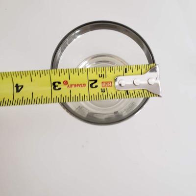 7 Silver Rimmed Glasses "G" Initial