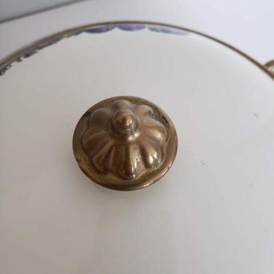 Cornucopia Porcelein Coated Metal Pot with Lid
