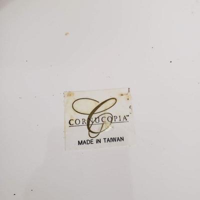 Cornucopia Porcelein Coated Metal Pot with Lid