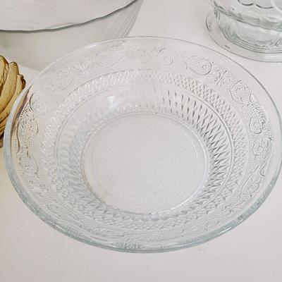 Assorted Glass Bowls + Punch Bowl