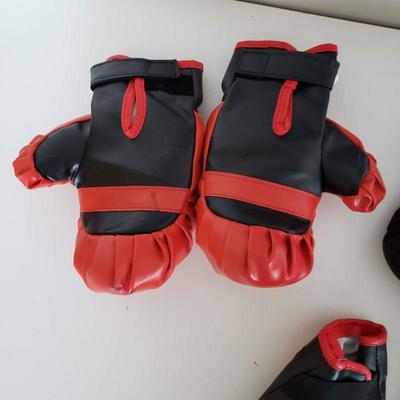 3 Sets Kids, Womens, and Bag Boxing Gloves