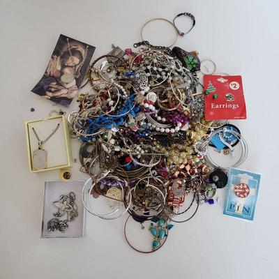 4 Pounds Costume Jewelry - Assorted and Uninspected