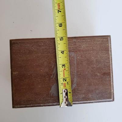 Vintage wood jewelry box