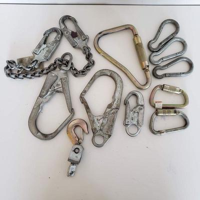 Heavy Duty Carabiners, Pulley Hooks, Etc