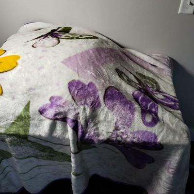 2 Minky Blankets + 1 Vellux Blanket