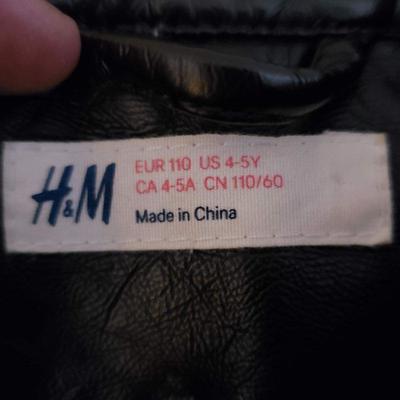 Child's Imitation Leather Jacket 4-5 year old