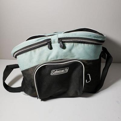 Coleman Cooler Bag - 2 Openings - Black and Gray