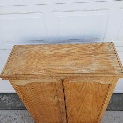 Solid Oak DVD / CD Cabinet 46" x 36" x 15"