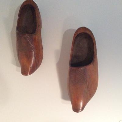 Lot # 23. Extra Large Pair of wooden Dutch Shoes 