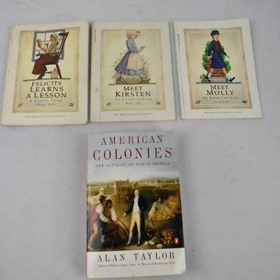 4 Paperback Books: Felicity -to- American Colonies