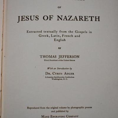 Vintage (Date Unknown) Hardcover Book Morals of Jesus