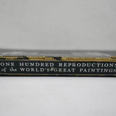 100 Reproductions of the World's Great Paintings, Unbound, Text - Box Damage