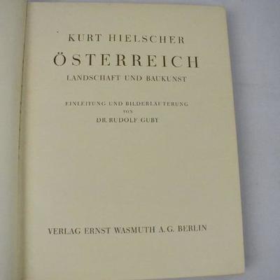 Italien (1925) & Olterreich (1928) Vintage German Books, Photos Italy & Austria