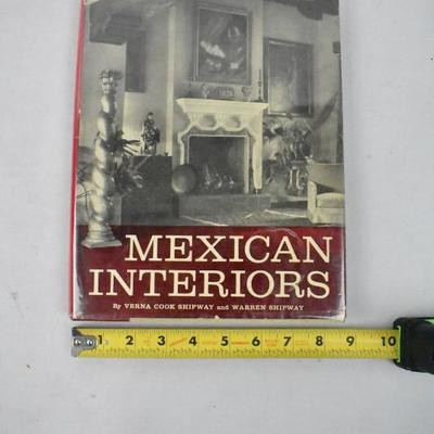Mexican Interiors Hardcover Book by Shipway - Vintage 1967