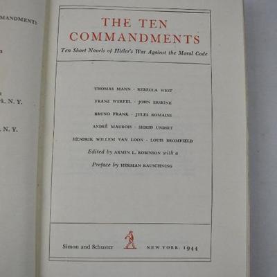 Ten Short Novels of Hitler's War Against the Moral Code - Vintage 1944 Hardcover
