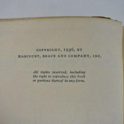 The People, Yes. Hardcover Book by Carl Sandburg - Vintage 1936