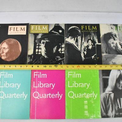 8 Volumes of Film Quarterly - Vintage 1958-1970