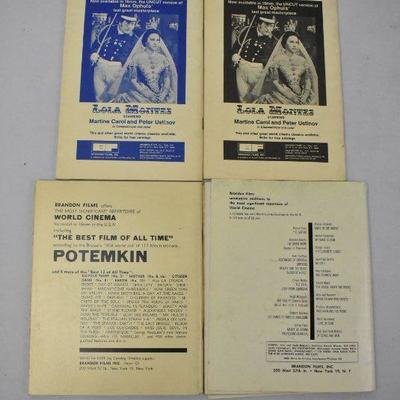 9 Film Festival Pamphlets - Vintage