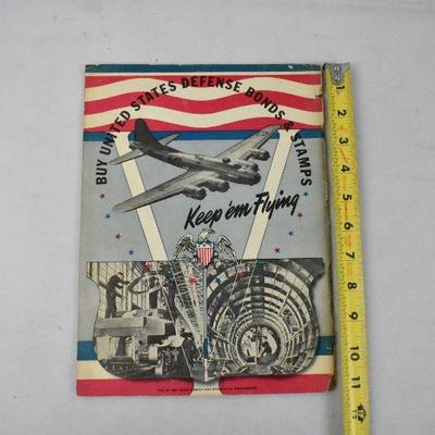 USA at War, America on the Offensive Magazine - Vintage 1942 Fragile