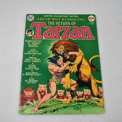 The Return of Tarzan, Limited Collectors' Edition, Large Comic Book - 1974