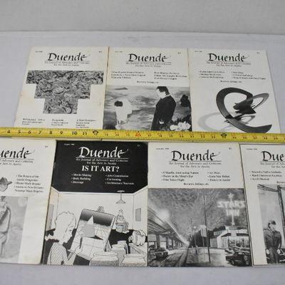 7 Books of Duende the Journal of Advocacy & Criticism for the Arts, Vintage 1988