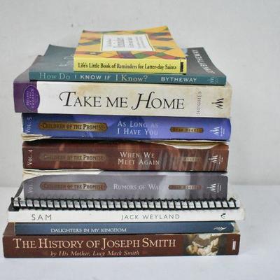 10 Paperback LDS Books: Reminders -to- The History of Joseph Smith