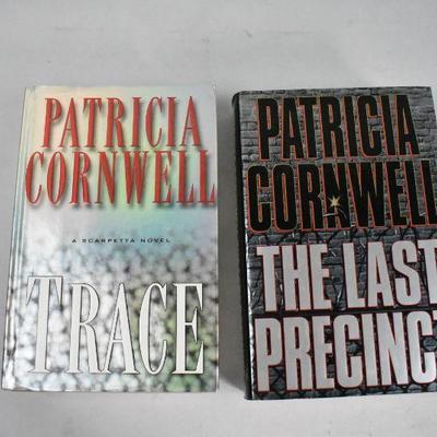 2 Hardcover Books by Patricia Cornwell: Trace & The Last Precinct
