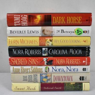 8 Hardcover Books by Various Authors: Dark Horse -to- Sweet Hush