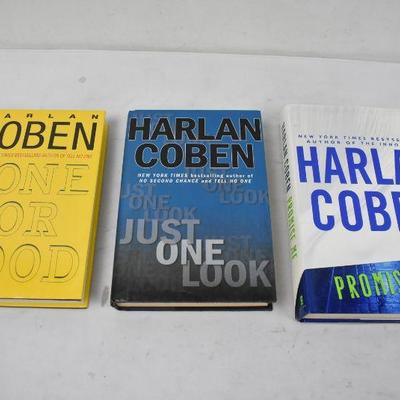 3 Hardcover Books by Harlan Coben: Gone for Good -to- Promise Me