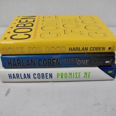 3 Hardcover Books by Harlan Coben: Gone for Good -to- Promise Me