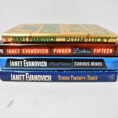 4 Hardcover Books by Janet Evanovich: Plum Lucky -to- Turbo Twenty-Three