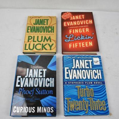 4 Hardcover Books by Janet Evanovich: Plum Lucky -to- Turbo Twenty-Three