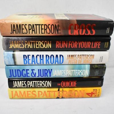 6 Hardcover Books by James Patterson: Cross -to- 4th of July
