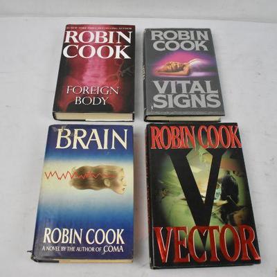 4 Hardcover Books by Robin Cook: Foreign Body -to- Vector