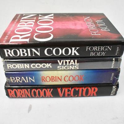 4 Hardcover Books by Robin Cook: Foreign Body -to- Vector