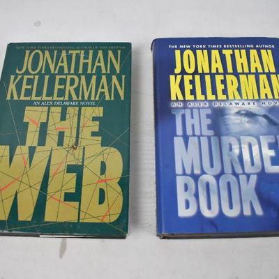 2 Hardcover Books by Jonathan Kellerman: The Murder Book and The Web