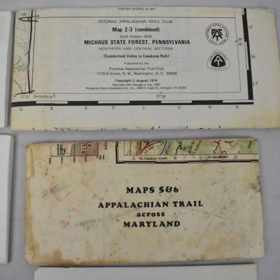 Miscellaneous Maps of Appalachian Trails from 1973-1998