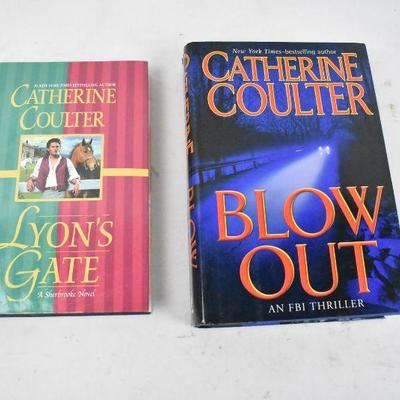 2 Hardcover Books by Catherine Coulter: Lyon's Gate and Blow Out