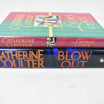 2 Hardcover Books by Catherine Coulter: Lyon's Gate and Blow Out