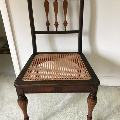 Antique cane chair NOW $13.75