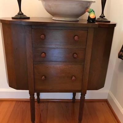 Antique sewing table NOW $37.50
