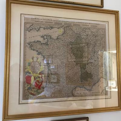 Map of France $95