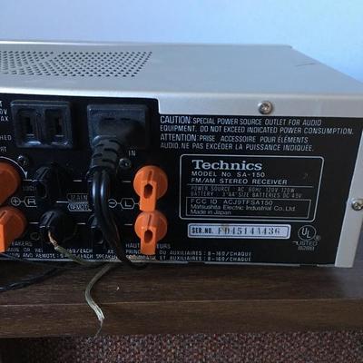 Lot 2 - Technics Receiver & Speakers