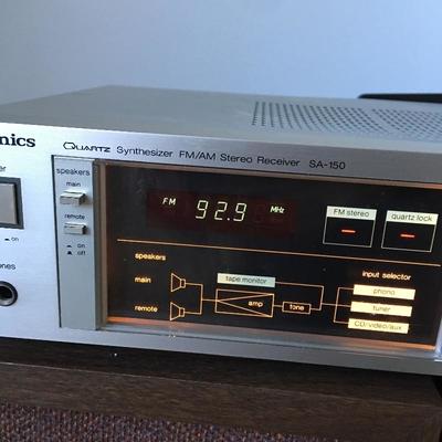 Lot 2 - Technics Receiver & Speakers